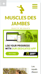 Mobile Screenshot of musclesdesjambes.com