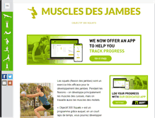 Tablet Screenshot of musclesdesjambes.com